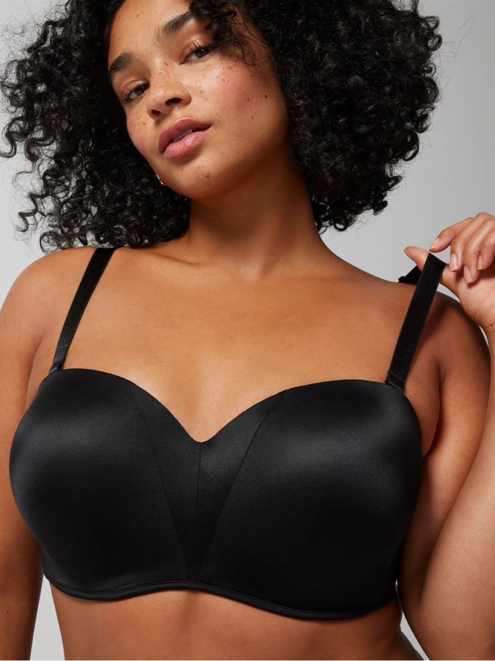 Soma Stunning Starlet Strapless Bra Convertible size 42DD Supportive Soft Satin